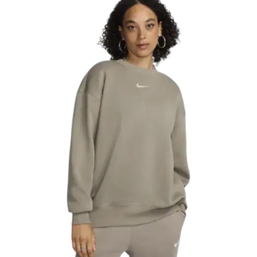 NIKE Phoenix Fleece Oversized Crew-Neck Sweatshirt | Women’s Size XS
